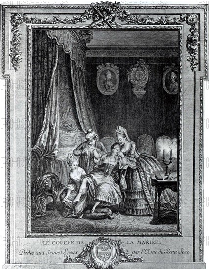 Gravure de Queverdo, Scène intime