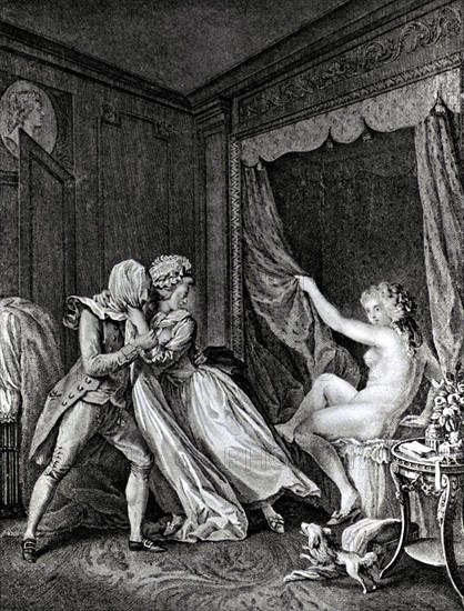 Gravure de Borel, L'indiscret