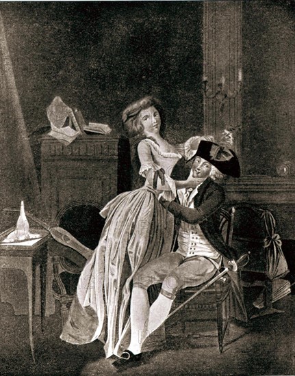 Gravure de Boilly, Scène de genre