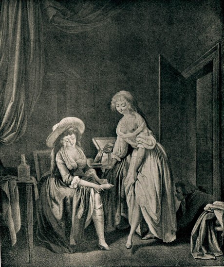 Gravure de Boilly, Scène de genre