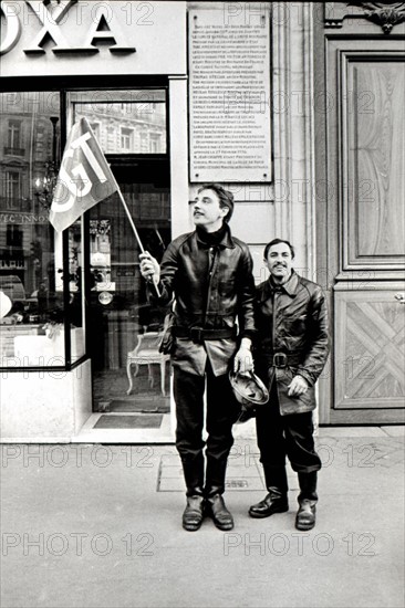 Civil servants' demonstration, CGT labor union