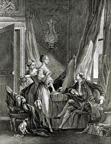 Gravure de Baudouin, Scène intime