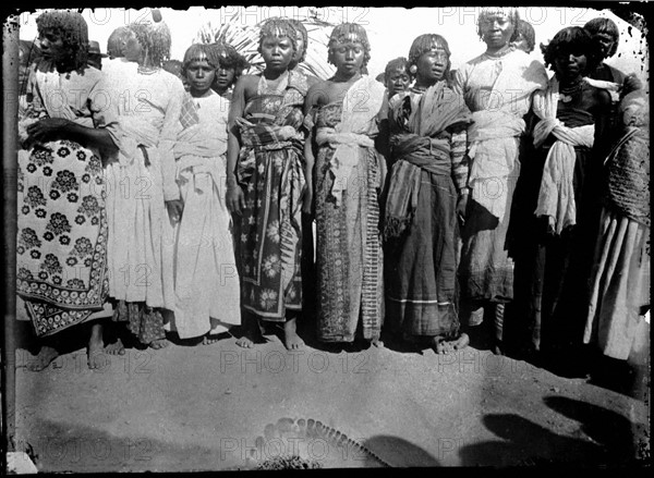 Portrait of Sakalaves women, Madagascar