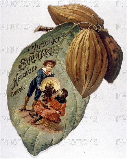 Chocolat Suchard, publicité du XIXe siècle