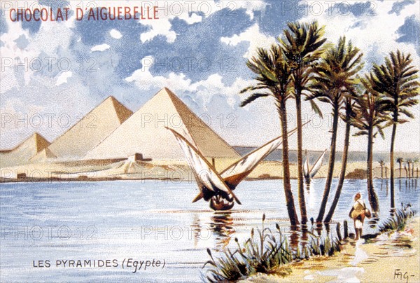 Pyramides d'Egypte, publicité