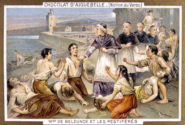 Monseigneur Belzunce and the plague victims, advertisement