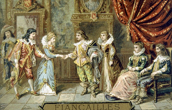 18th century wedding, advertisement