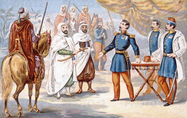 The conquest of Algeria, advertisement