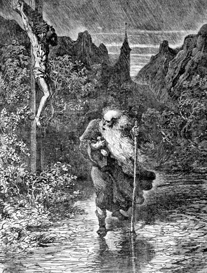 Complaint of the Wandering Jew, illustration by Gustave Doré