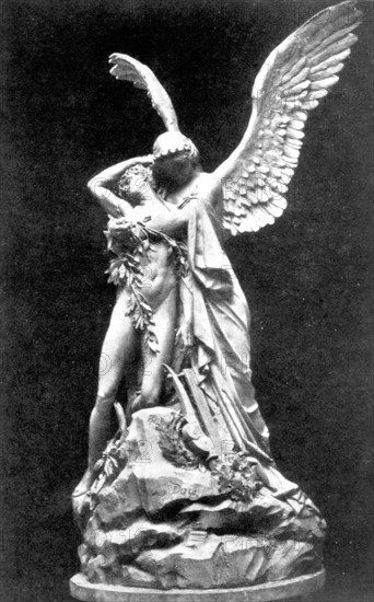 Glory, plaster, by Gustave Doré