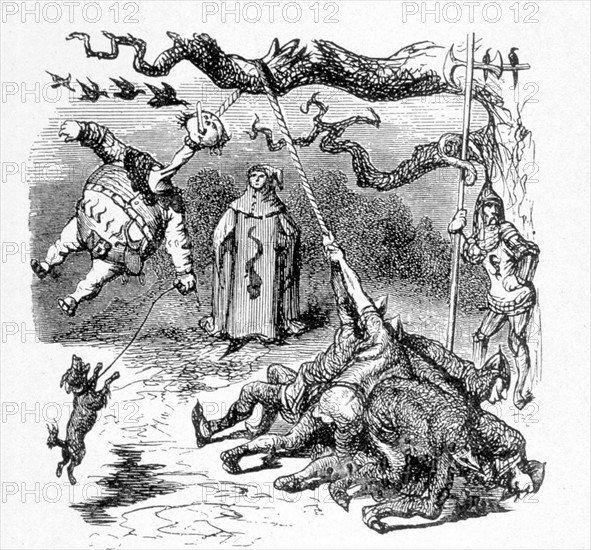 Les Contes drôlatiques by Balzac, illustration by Gustave Doré