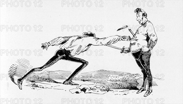 Duel, illustration de Gustave Doré