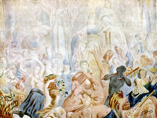 Caricature par Gustave Doré