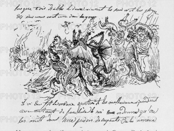 Voyage aux Enfers, illustration de Gustave Doré