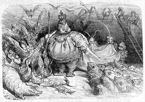 Rabelais, illustration de Gustave Doré