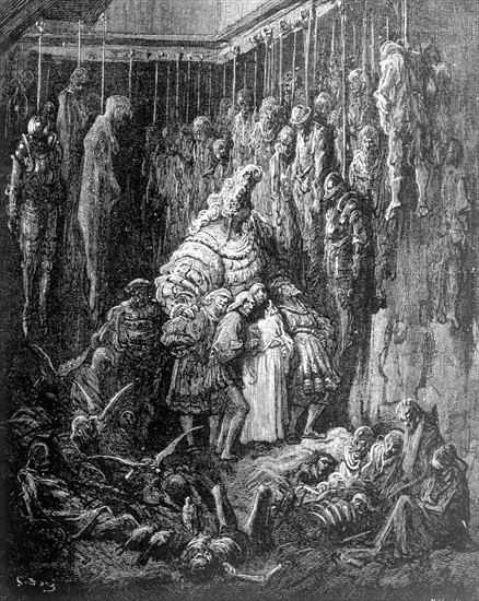 Rabelais, illustration de Gustave Doré