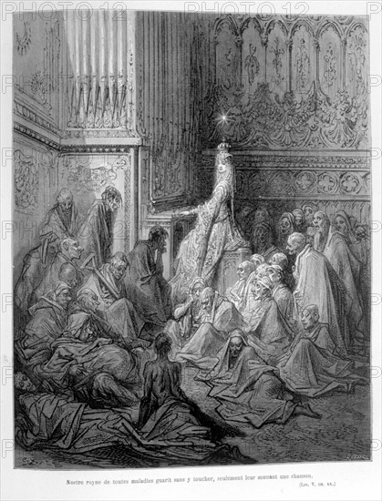 Rabelais, illustration de Gustave Doré