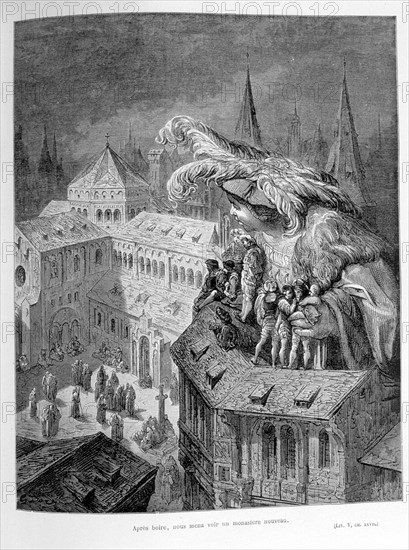 Rabelais, illustration de Gustave Doré