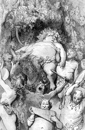 Rabelais, illustration de Gustave Doré