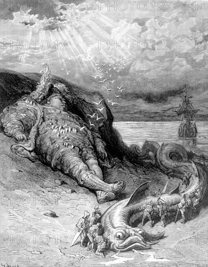 Rabelais, illustration de Gustave Doré