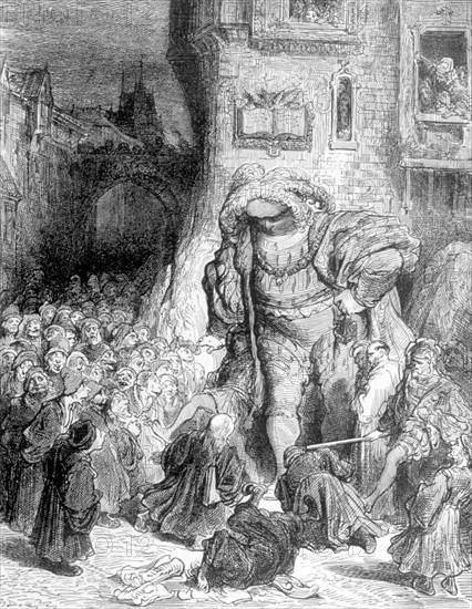 Rabelais, illustration de Gustave Doré