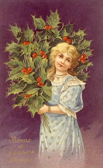 Greeting cards from the early 20th century, illustrations