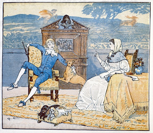 illustration de chansons par Randolph Caldecott