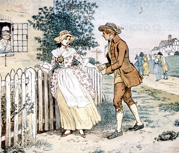 Song illustration by Randolph Caldecott