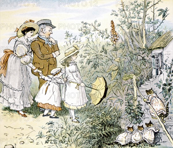 illustration de chansons par Randolph Caldecott