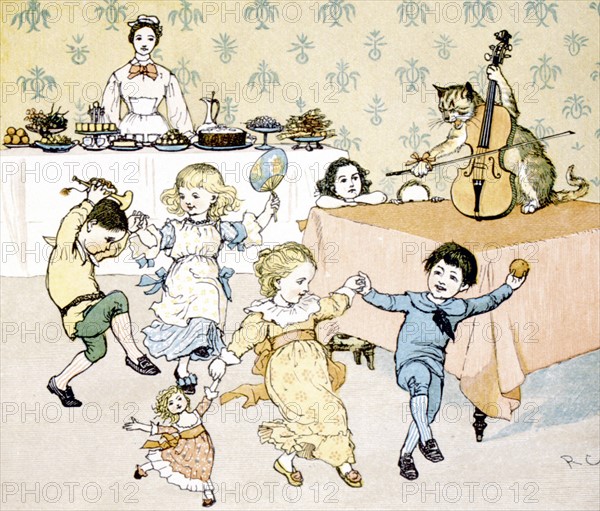 illustration de chansons par Randolph Caldecott