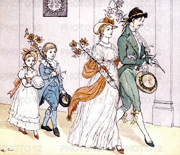 illustration de chansons par Randolph Caldecott