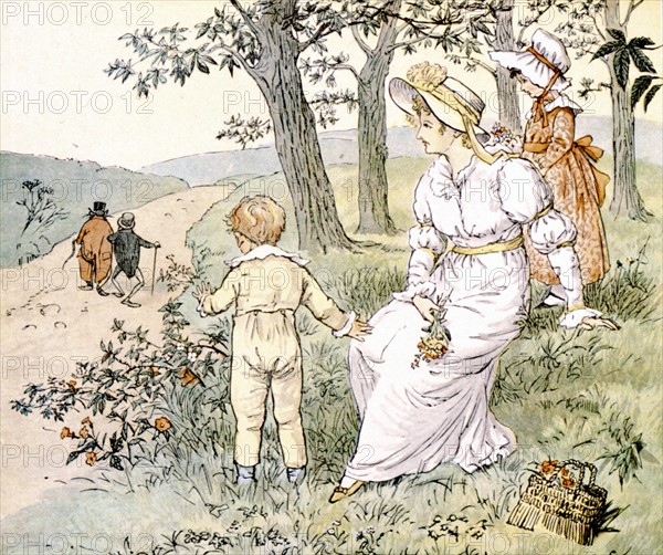 illustration de chansons par Randolph Caldecott