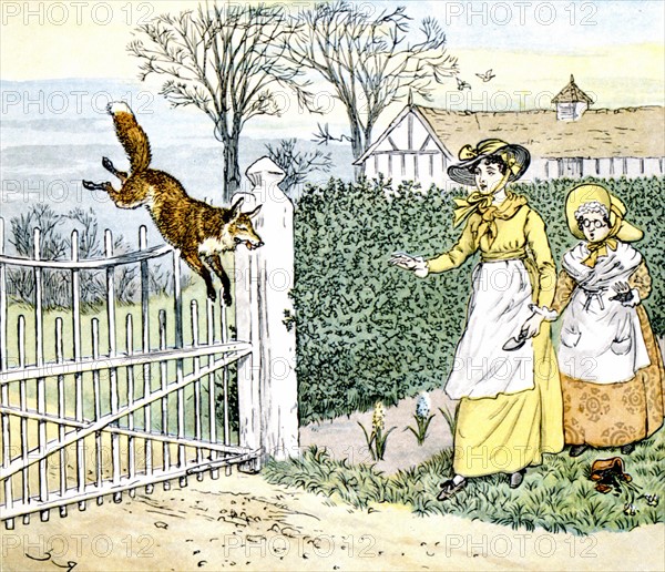 Song illustration by Randolph Caldecott