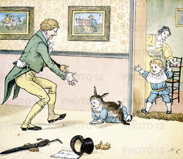 illustration de chansons par Randolph Caldecott