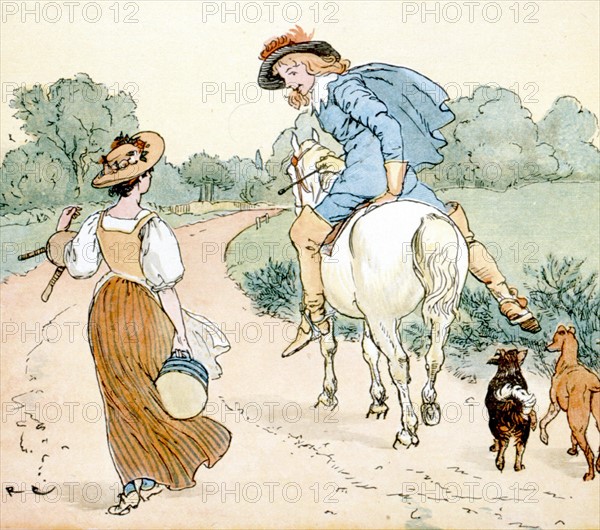 Song illustration by Randolph Caldecott