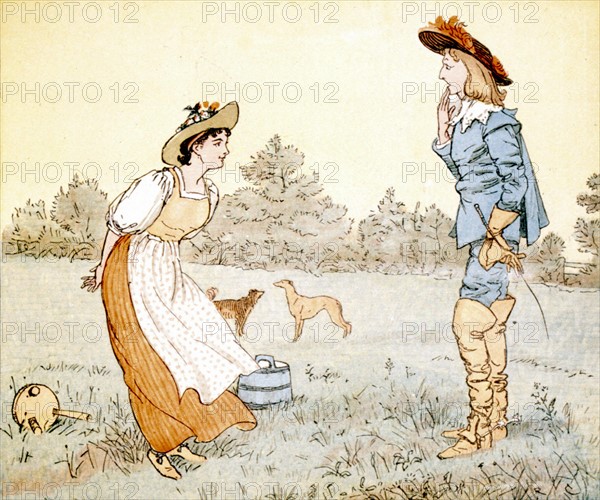 illustration de chansons par Randolph Caldecott