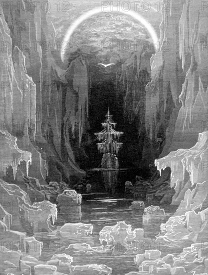 Scene from "The Song of the Ancient Mariner", illustration by Gustave Doré