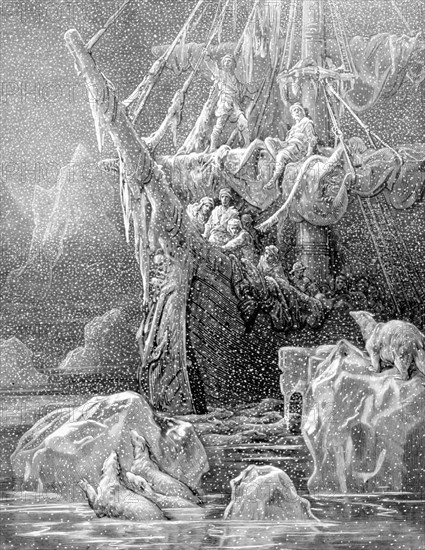 La chanson du vieux marin de Coleridge, illustration de Gustave Doré