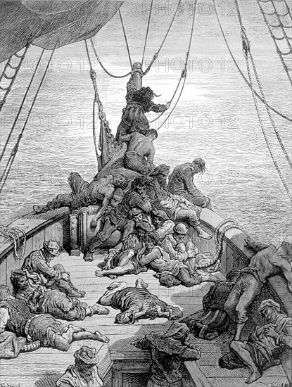 La chanson du vieux marin de Coleridge, illustration de Gustave Doré