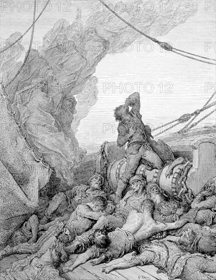 La chanson du vieux marin de Coleridge, illustration de Gustave Doré