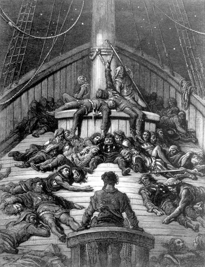 La chanson du vieux marin de Coleridge, illustration de Gustave Doré