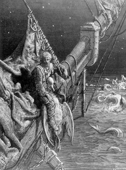 La chanson du vieux marin de Coleridge, illustration de Gustave Doré