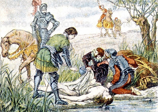 Charles the Fearless, illustrations of his death