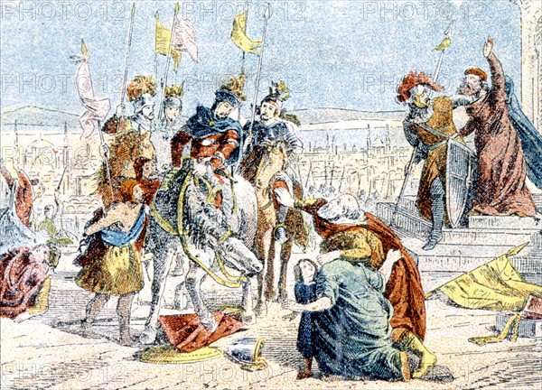 Constantinople, illustrations of the third crusade