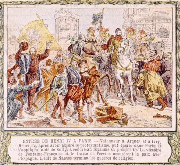 Henri IV, illustrations du XIXe siècle