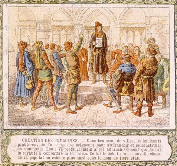 Règne de Louis VI le Gros, créations des communes