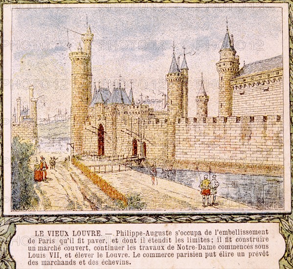 Le vieux Louvre, illustrations