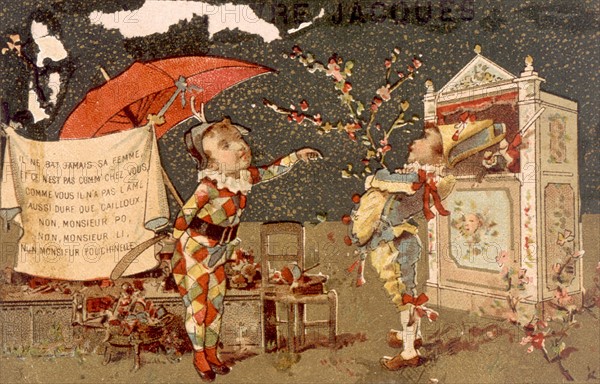 Guignol and Polichinelle, illustrations