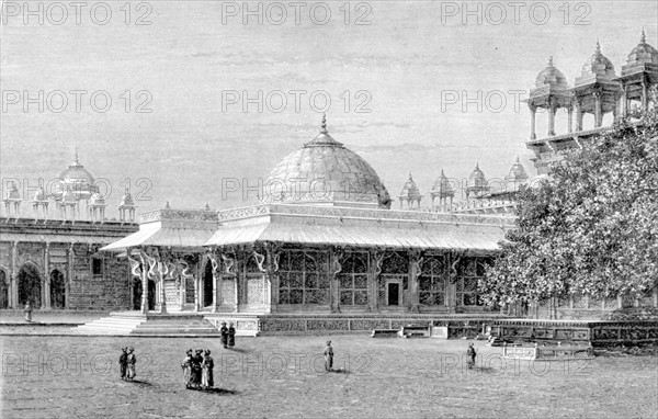 Sheik Selim Chisti mausoleum, in the dourgah of Futtepore-Sikri