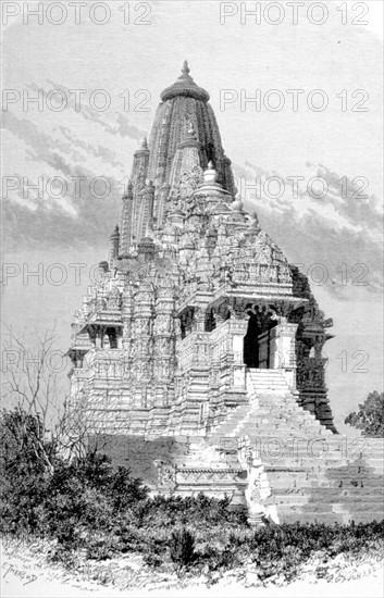 Le temple de Mahadéva, à Kajraha